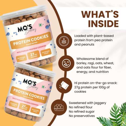 MOS Bakery: Peanut Butter Protein Cookies - 200g