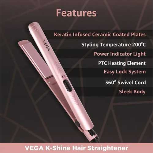 VEGA: K-Shine Hair Straightener