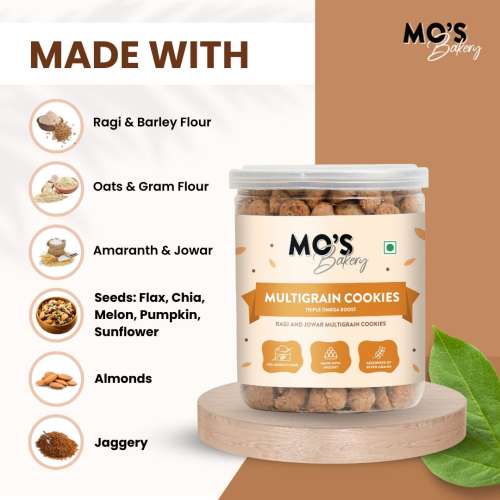 MOS Bakery: Triple Omega Multigrain Cookies - 150g