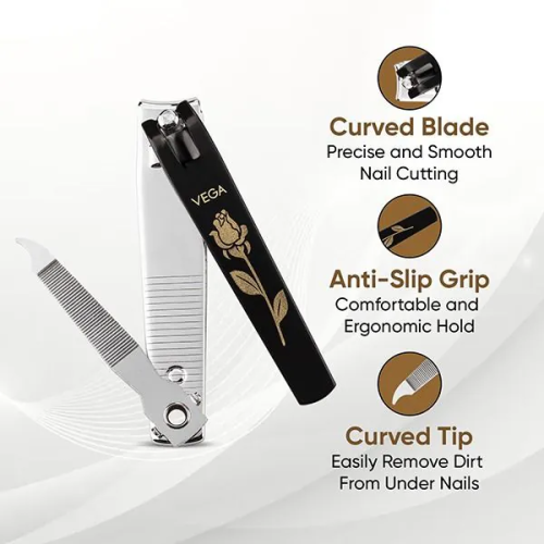 VEGA: Nail Clipper (Large) - Black