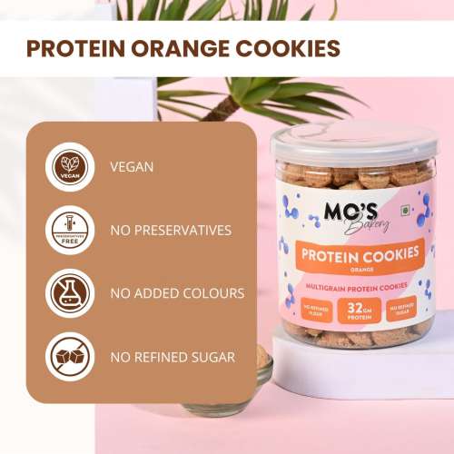 MOS Bakery: Orange Protein Cookies - 200g