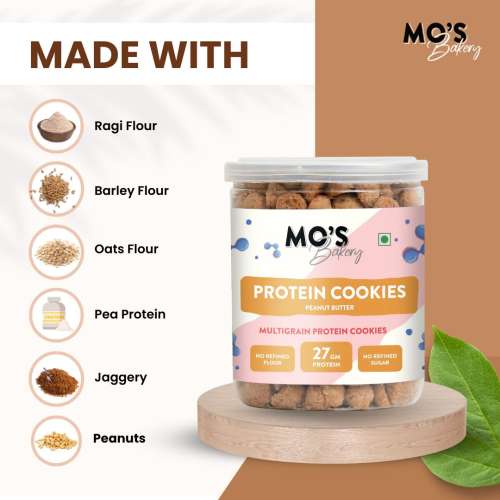 MOS Bakery: Peanut Butter Protein Cookies - 200g