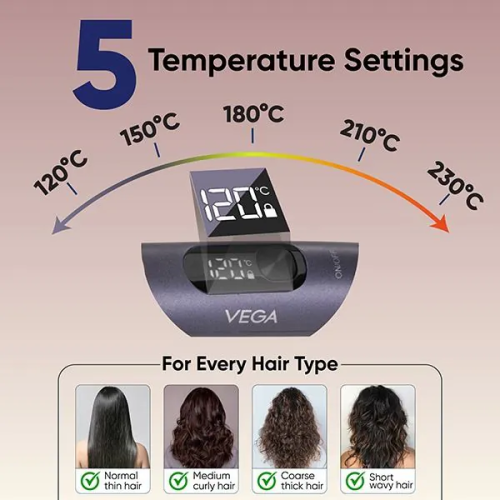 VEGA: LitStyle L1 Hair Straightener Brush