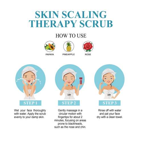 Love Earth: Skin Scaling Therapy Scrub Daily Exfoliation - 50gm