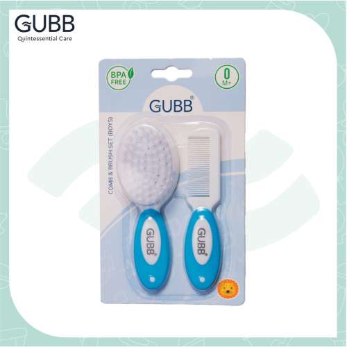 GUBB: Comb & Brush For Baby Boys