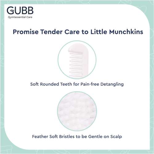 GUBB: Comb & Brush For Baby Boys