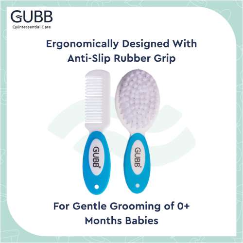 GUBB: Comb & Brush For Baby Boys