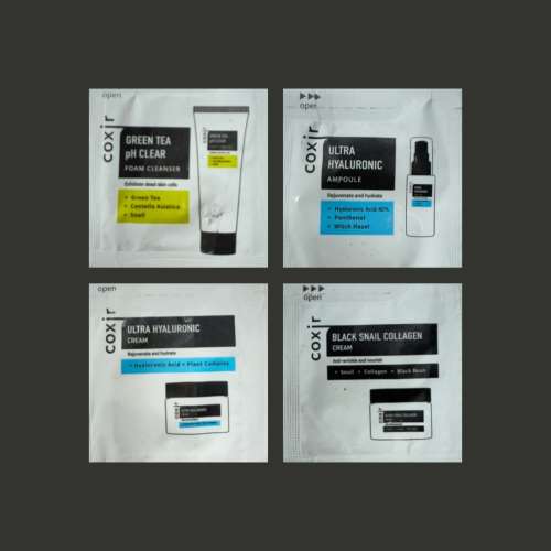 Coxir: Hydration Repair Mini Skincare Set Pack of 4