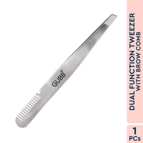GUBB: Dual Function Tweezer with Brow Comb