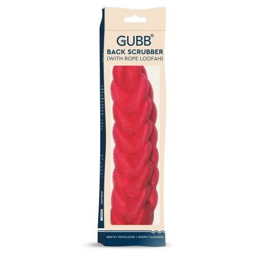 GUBB: Back Scrubber with Rope Loofah for Deep Cleaning & Exfoliation