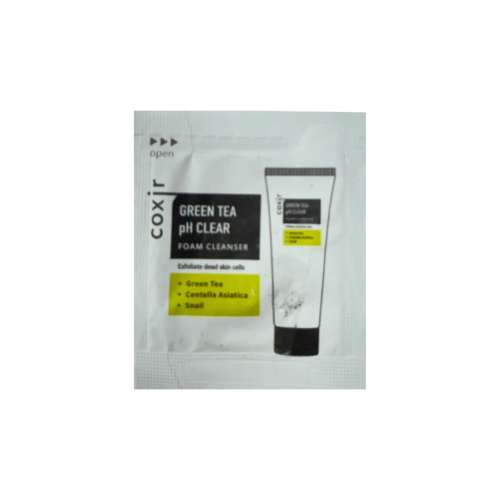 Coxir: Green Tea PH Clear Foam Cleanser 2ml