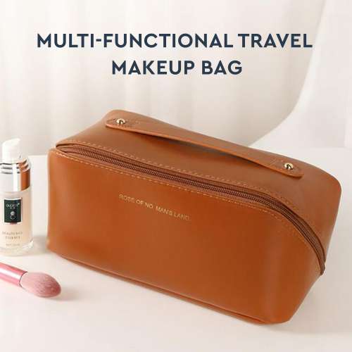 GUBB: Multifunctional Travel Makeup Bag - Brown