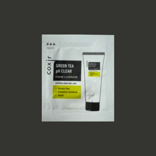 Coxir: Green Tea PH Clear Foam Cleanser 2ml