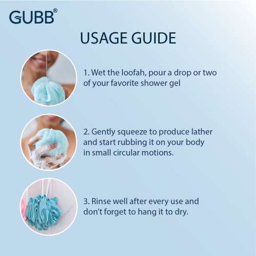 GUBB: Luxe Sponge Round-Arctic