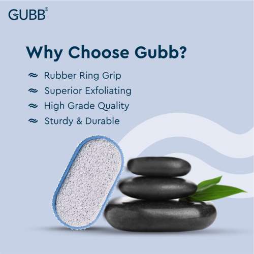 GUBB: Pumice Stone For Feet Dead Skin Removal With Grip