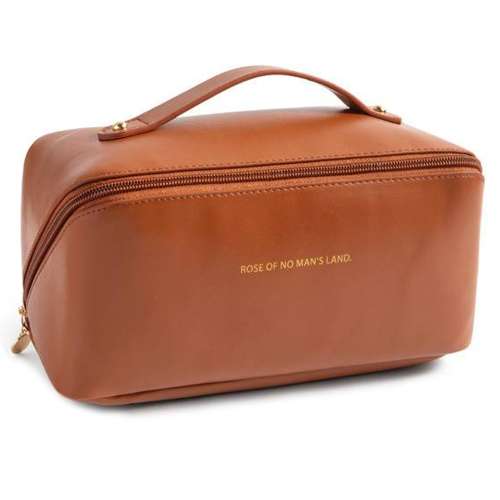 GUBB: Multifunctional Travel Makeup Bag - Brown