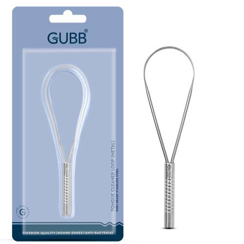 GUBB: Metal Tongue Cleaner In Loop Design for Effective Oral Hygiene