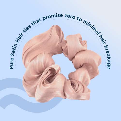 GUBB: Satin Scrunchie Rose Gold