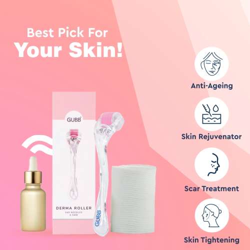 GUBB: Derma Roller Transparent Pink