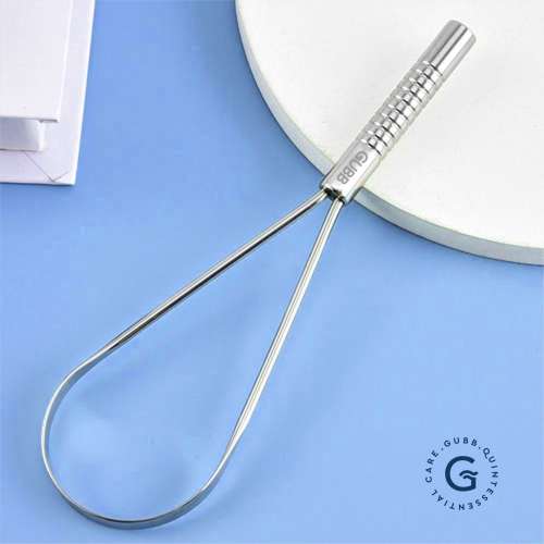 GUBB: Metal Tongue Cleaner In Loop Design for Effective Oral Hygiene