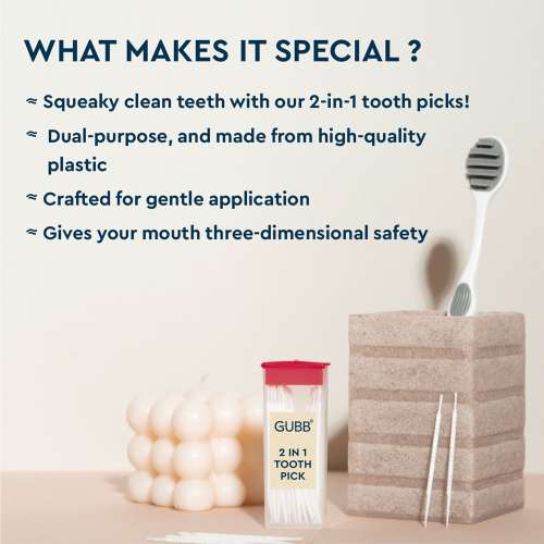 GUBB: 2 In 1 Tooth Pick 50S