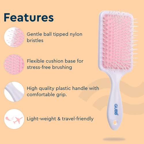 GUBB: Paddle Hair Brush (Tropical Bloom)