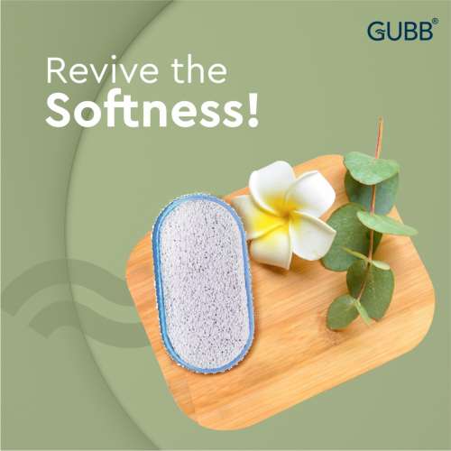 GUBB: Pumice Stone For Feet Dead Skin Removal With Grip