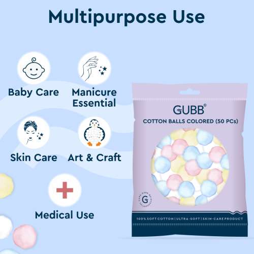GUBB: Cotton Colored Balls 50S