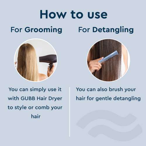 GUBB: Santorini Hues Styling Hair Comb - Medium 1 piece