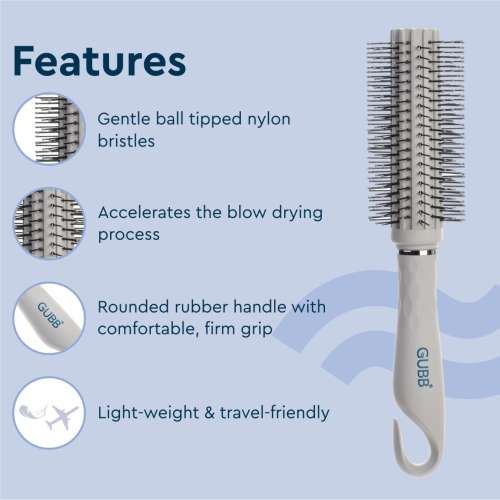 GUBB: Round Hair Brush (Serenity Hues)