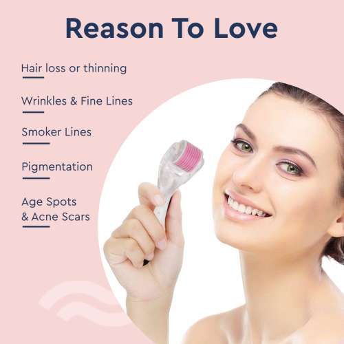 GUBB: Derma Roller Transparent Pink
