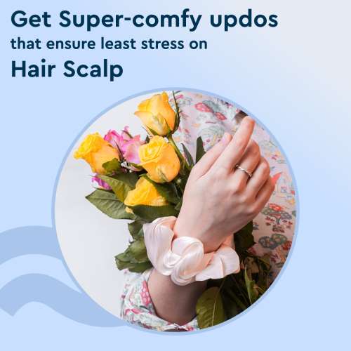 GUBB: Satin Scrunchie Rose Gold