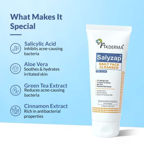 Fixderma: 2% Salicylic Acid Face Wash 100ml