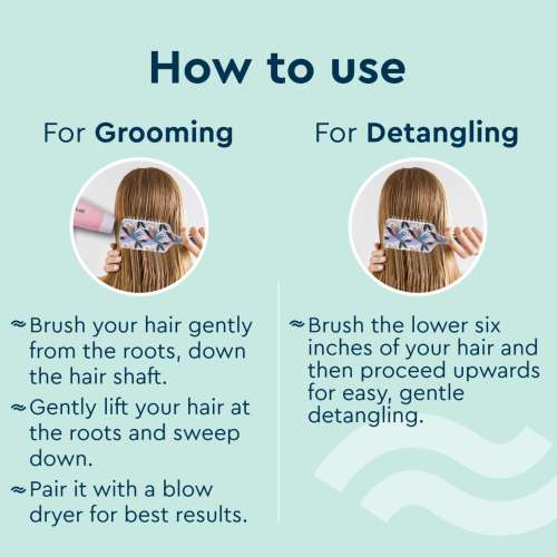 GUBB: Paddle Hair Brush (Tropical Bloom)