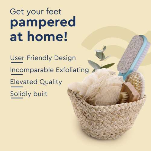 GUBB: 2 In 1 Foot Brush With Pumice Stone