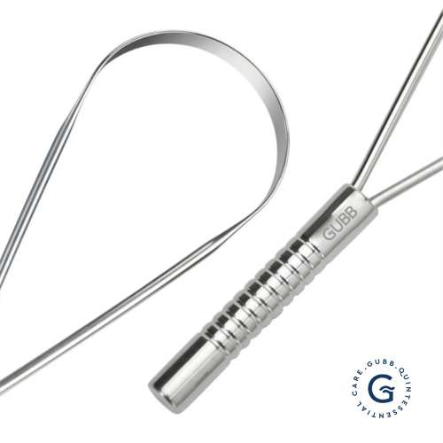 GUBB: Metal Tongue Cleaner In Loop Design for Effective Oral Hygiene