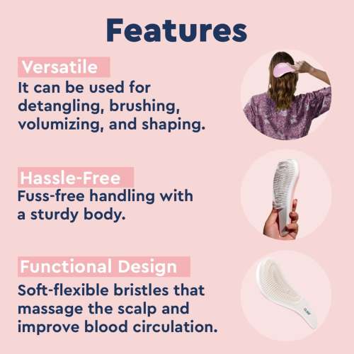 GUBB: Mini Detangling Hair Brush