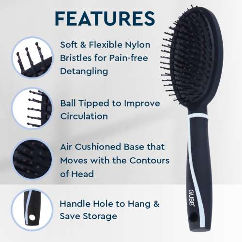GUBB: Oval Hair Brush Vogue Range