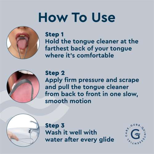 GUBB: Metal Tongue Cleaner In Loop Design for Effective Oral Hygiene