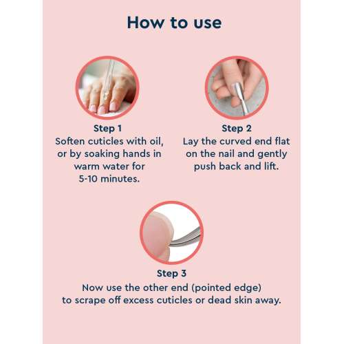 GUBB: Nail Pusher & Cuticle Remover 1 piece