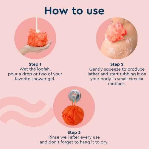 GUBB: Luxe Sponge Round-Coral