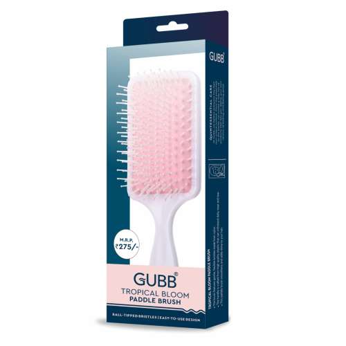 GUBB: Paddle Hair Brush (Tropical Bloom)