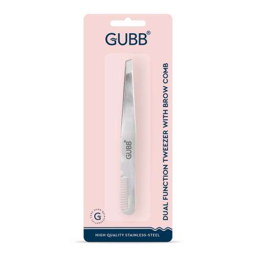 GUBB: Dual Function Tweezer with Brow Comb