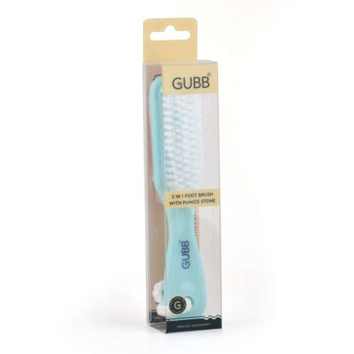 GUBB: 2 In 1 Foot Brush With Pumice Stone
