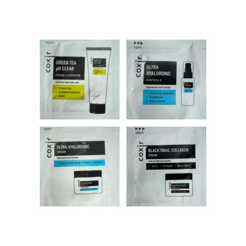 Coxir: Hydration Repair Mini Skincare Set Pack of 4