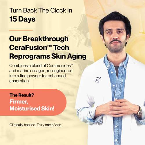 SETU: Youthful with 8g Marine Collagen + Ceramosides™ for 4X Faster Hydration | Supplement to Reduce Wrinkles, Fine Lines & Support Healthy Skin | Collagen Powder For Women & Men | (60 Servings)