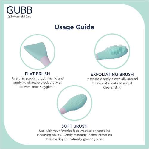GUBB: Silicon Face Brush