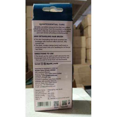 GUBB: Mini Detangling Hair Brush