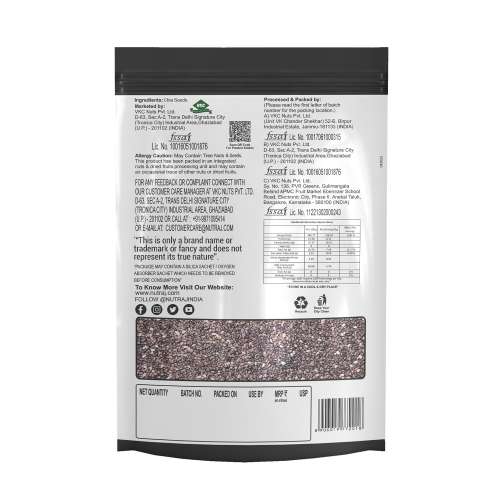 Nutraj: Chia Seeds 200gm