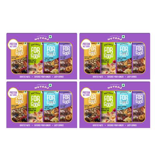 Nutraj: Nutty Protein Bar 400gm